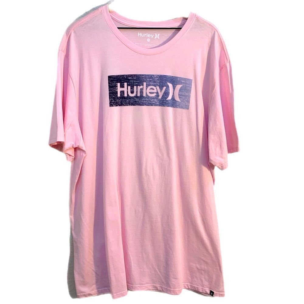 Hurley Pink Surf Short Sleeve T-Shirt Men’s XXL.
